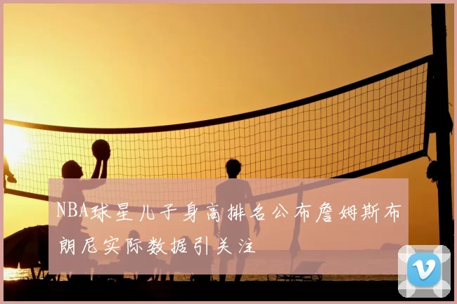 NBA球星儿子身高排名公布詹姆斯布朗尼实际数据引关注