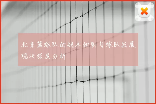 北京篮球队的战术控制与球队发展现状深度分析
